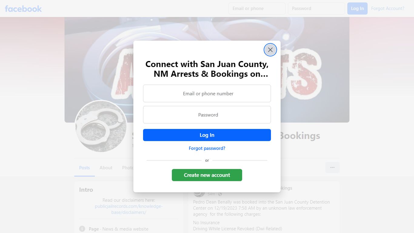 San Juan County, NM Arrests & Bookings - Facebook